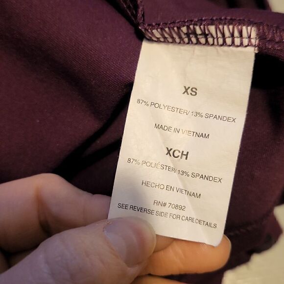 APANA Plum Zip Up Athletic Jacket - Picture 5 of 7